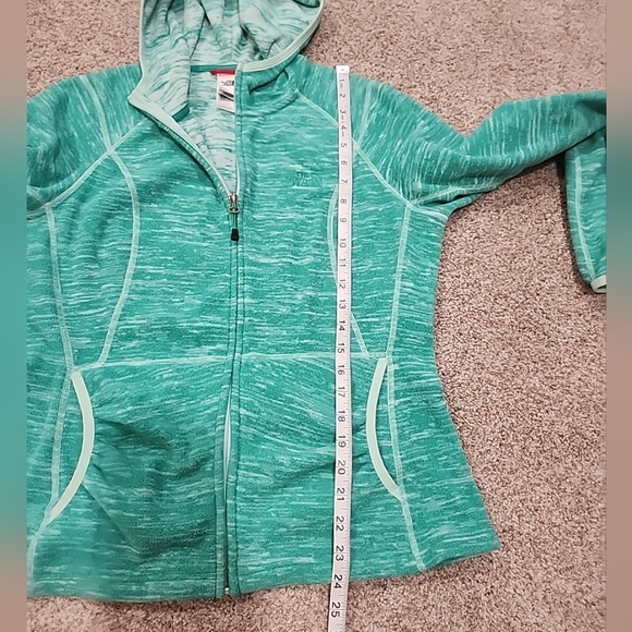 The North Face Womens M Sea Foam Green 100% Polyester Hooded Full Zip Jacket - Picture 8 of 12